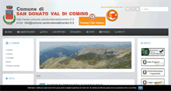Desktop Screenshot of comune.sandonatovaldicomino.fr.it
