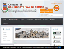 Tablet Screenshot of comune.sandonatovaldicomino.fr.it